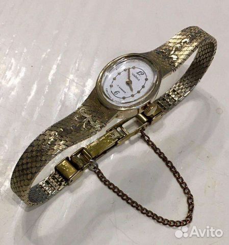 Часы позолоченные женский Чайка СССР
