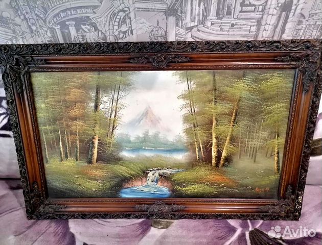 Картина маслом на холсте пейзаж