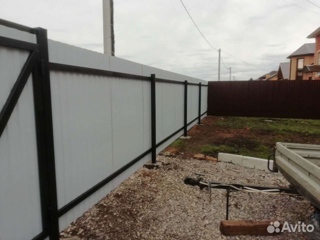 Заборы ворота из профнастила