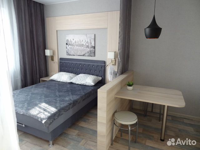 

Квартира-студия, 28 м², 2 кровати