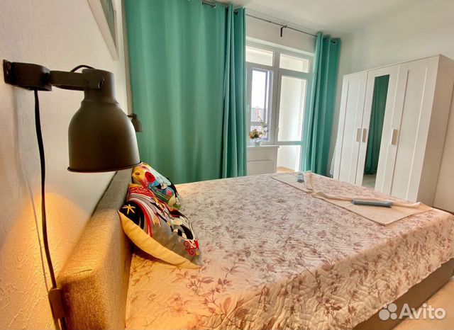 

Квартира-студия, 29 м², 2 кровати
