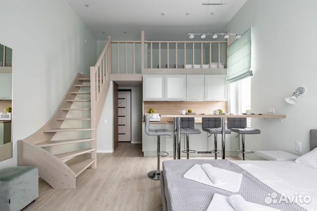 

1-к. квартира, 27 м², 2 кровати