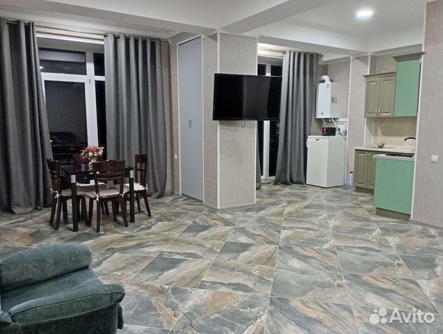 

Квартира-студия, 52 м², 2 кровати