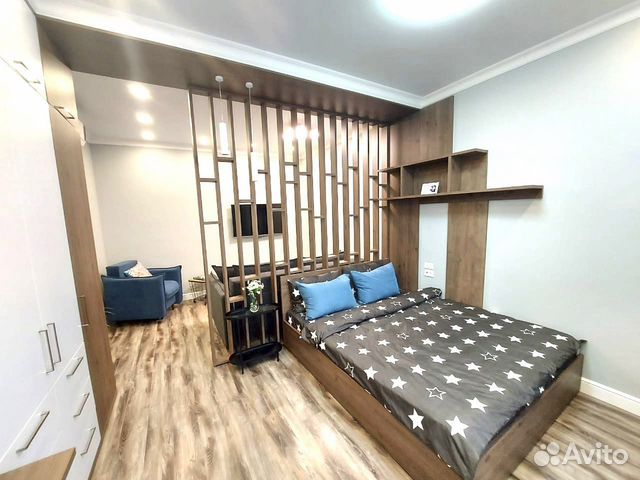 

1-к. квартира, 43 м², 2 кровати