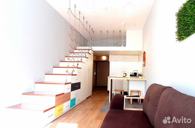 

1-к. квартира, 30 м², 3 кровати