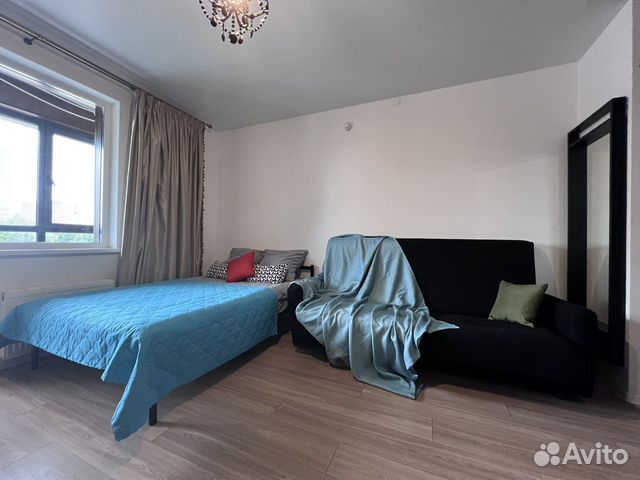 

Квартира-студия, 29 м², 2 кровати