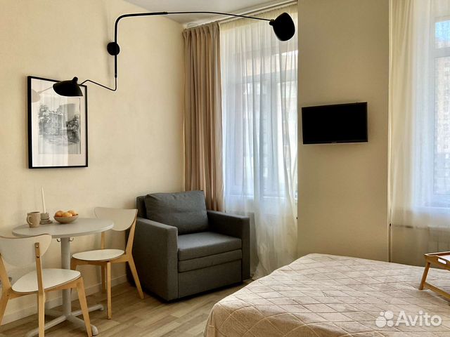 

Квартира-студия, 28 м², 2 кровати