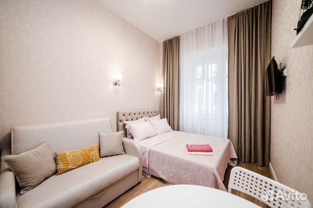 

Квартира-студия, 23 м², 2 кровати