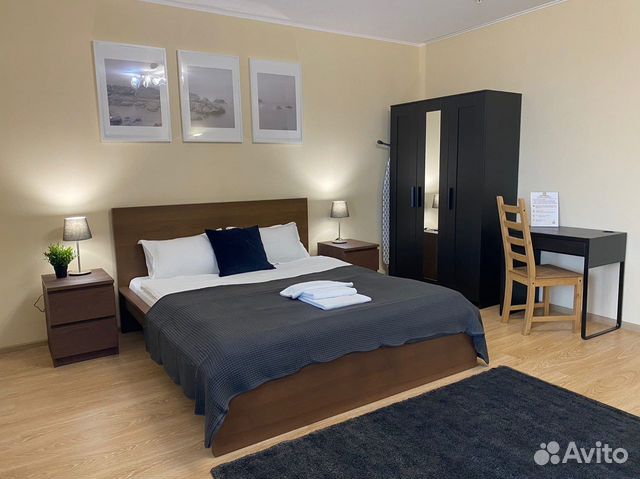 

1-к. квартира, 54 м², 2 кровати