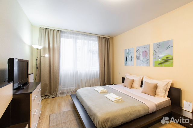 

1-к. квартира, 35 м², 2 кровати