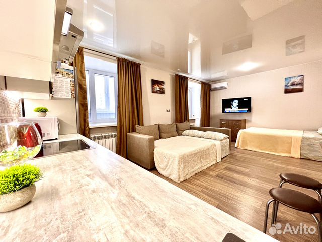 

Квартира-студия, 36 м², 2 кровати