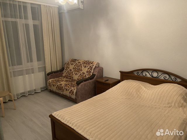 

1-к. квартира, 44 м², 2 кровати