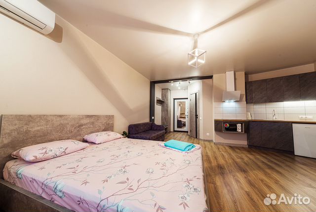 

Квартира-студия, 45 м², 2 кровати
