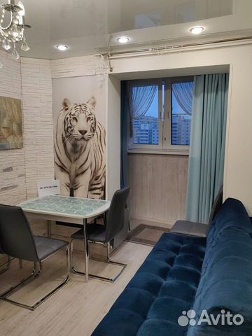

1-к. квартира, 41 м², 3 кровати