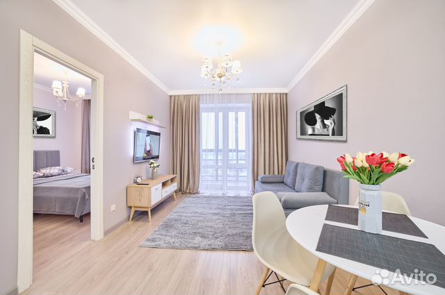 

2-к. квартира, 42 м², 2 кровати