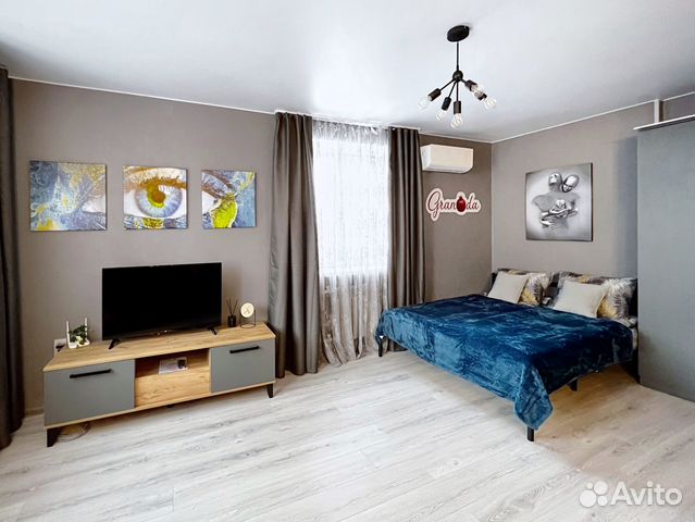 

Квартира-студия, 32 м², 2 кровати