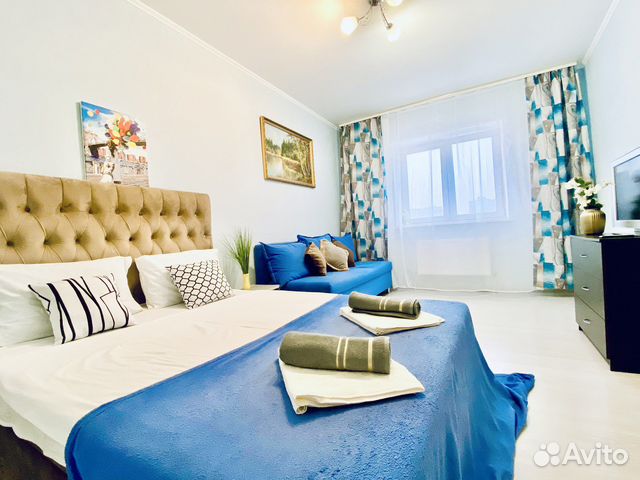 

1-к. квартира, 39 м², 2 кровати
