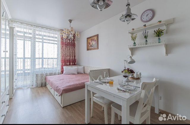 

Квартира-студия, 25 м², 2 кровати