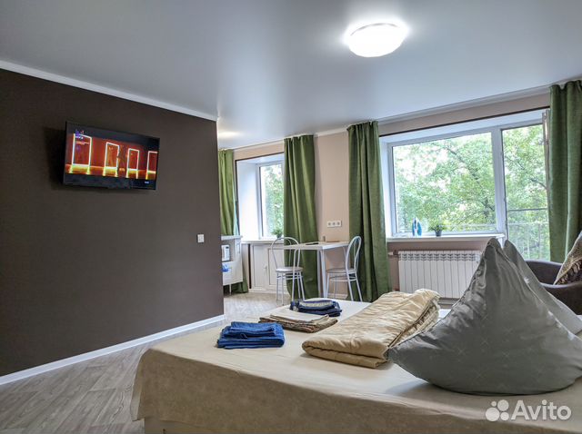 

Квартира-студия, 33 м², 2 кровати