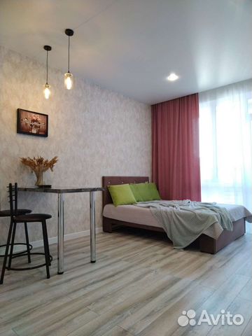 

Квартира-студия, 30 м², 2 кровати