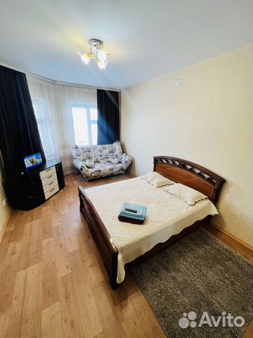 

1-к. квартира, 42 м², 2 кровати