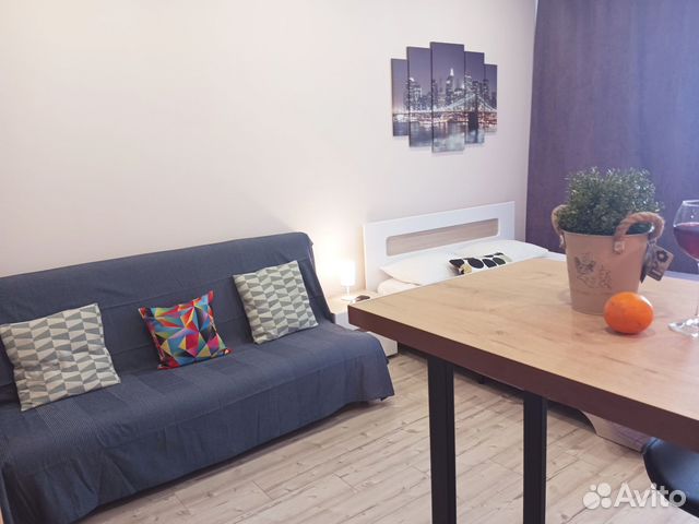 

Квартира-студия, 30 м², 2 кровати