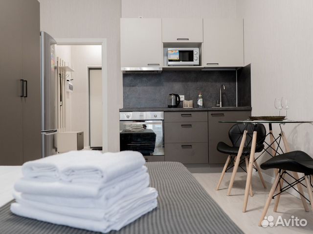 

Квартира-студия, 27 м², 2 кровати