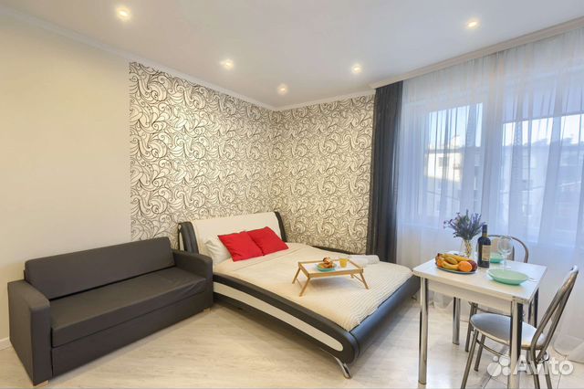 

Квартира-студия, 28 м², 2 кровати