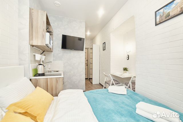 

Квартира-студия, 12 м², 1 кровать