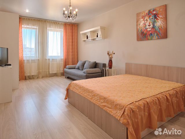 

1-к. квартира, 43 м², 2 кровати