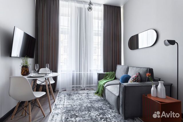 

Квартира-студия, 23 м², 2 кровати