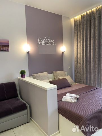 

Квартира-студия, 35 м², 1 кровать