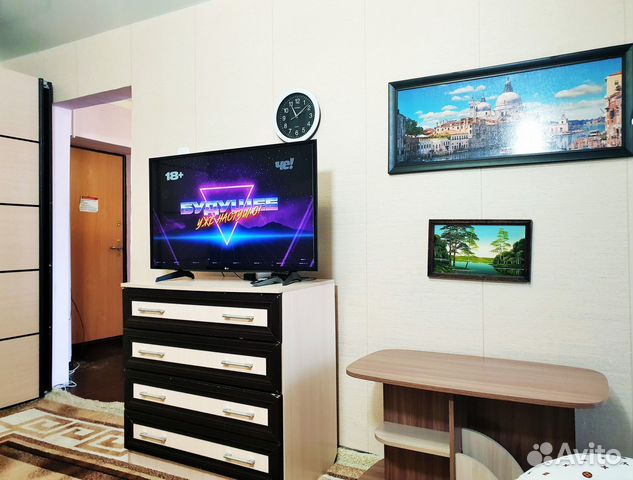 

1-к. квартира, 45 м², 2 кровати