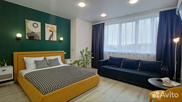 

1-к. квартира, 39 м², 2 кровати