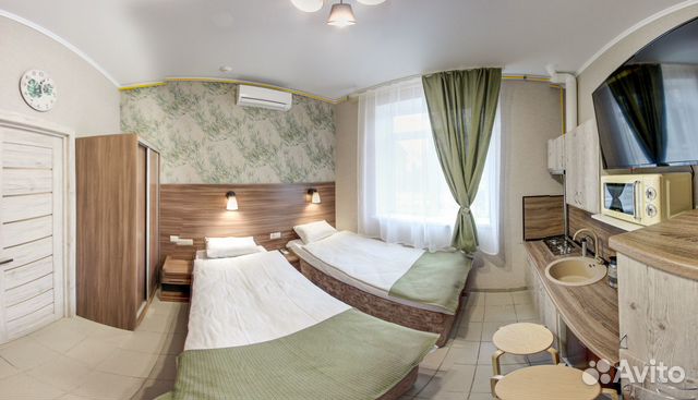 

Квартира-студия, 16 м², 2 кровати