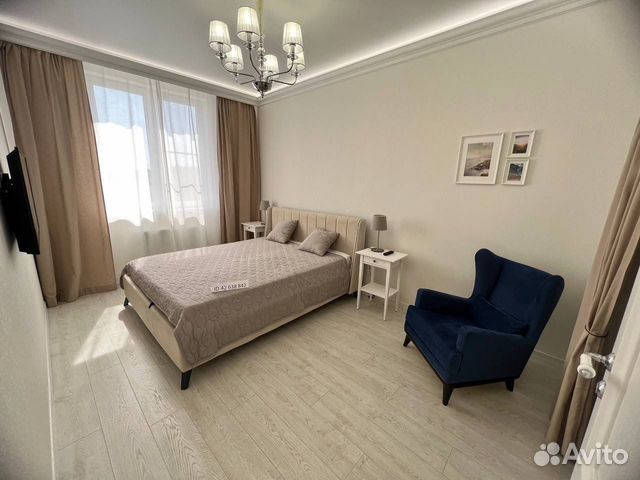 

1-к. квартира, 40 м², 2 кровати