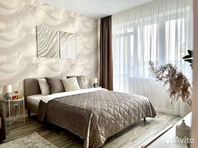 

1-к. квартира, 42 м², 2 кровати
