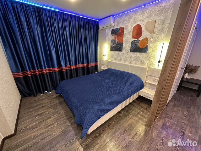 

1-к. квартира, 44 м², 3 кровати
