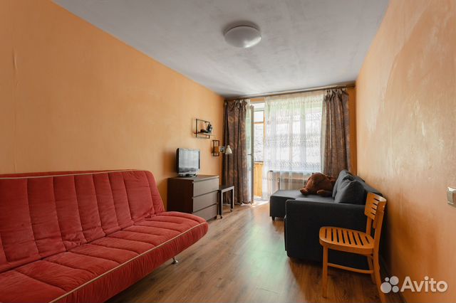 

1-к. квартира, 32 м², 4 кровати