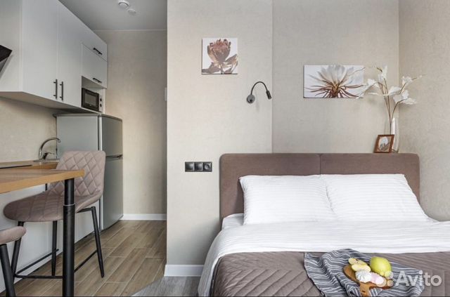 

Квартира-студия, 16 м², 1 кровать