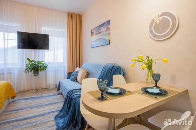 

Квартира-студия, 27 м², 4 кровати