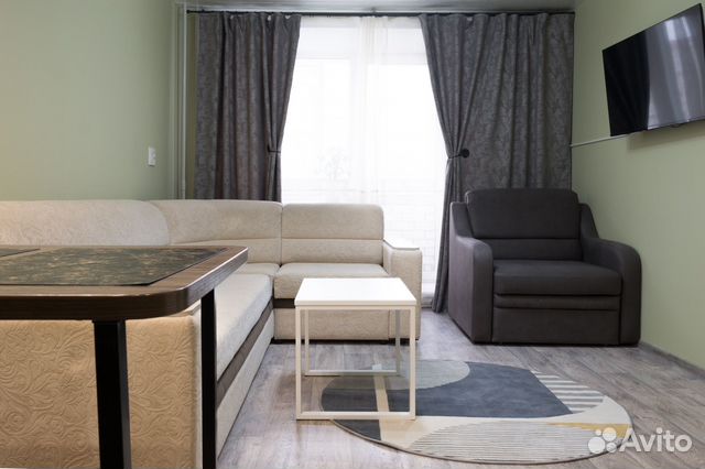 

1-к. квартира, 43 м², 3 кровати