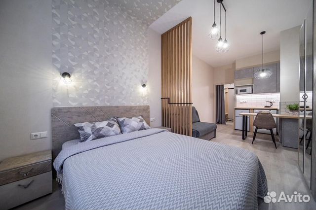 

Квартира-студия, 30 м², 2 кровати