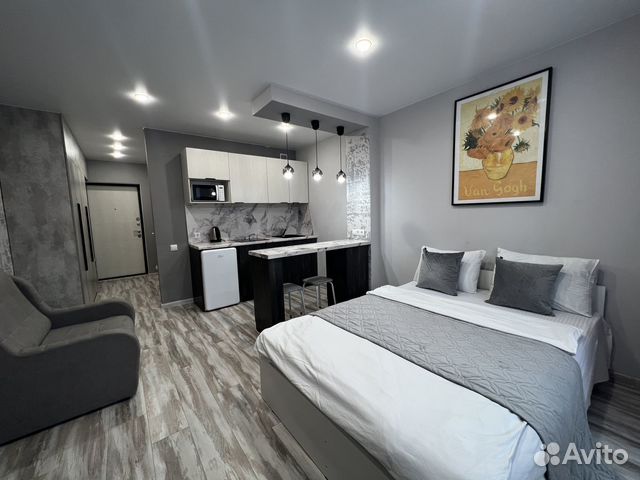 

Квартира-студия, 27 м², 2 кровати