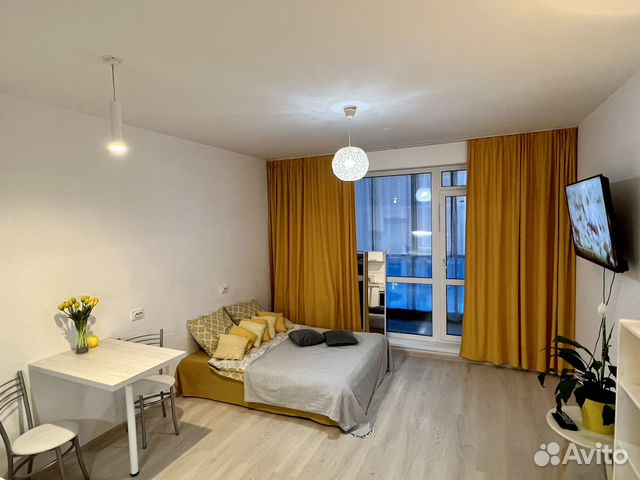 

Квартира-студия, 24 м², 2 кровати