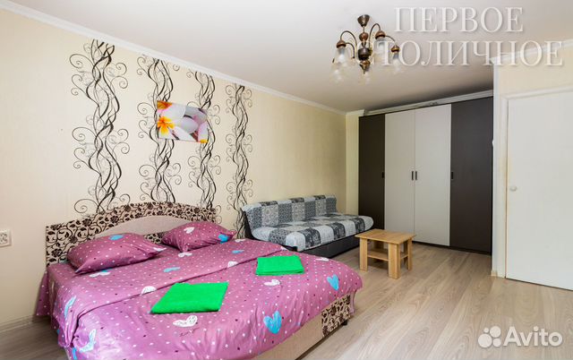 

1-к. квартира, 36 м², 2 кровати