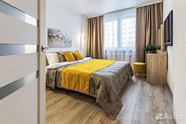 

1-к. квартира, 40 м², 2 кровати