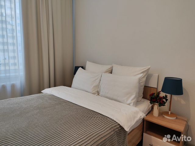 

1-к. квартира, 40 м², 2 кровати