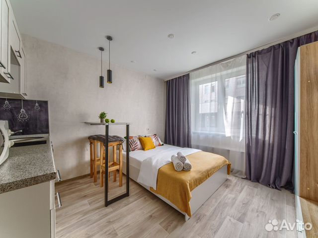 

Квартира-студия, 20 м², 1 кровать