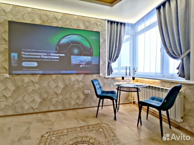 

1-к. квартира, 44 м², 2 кровати